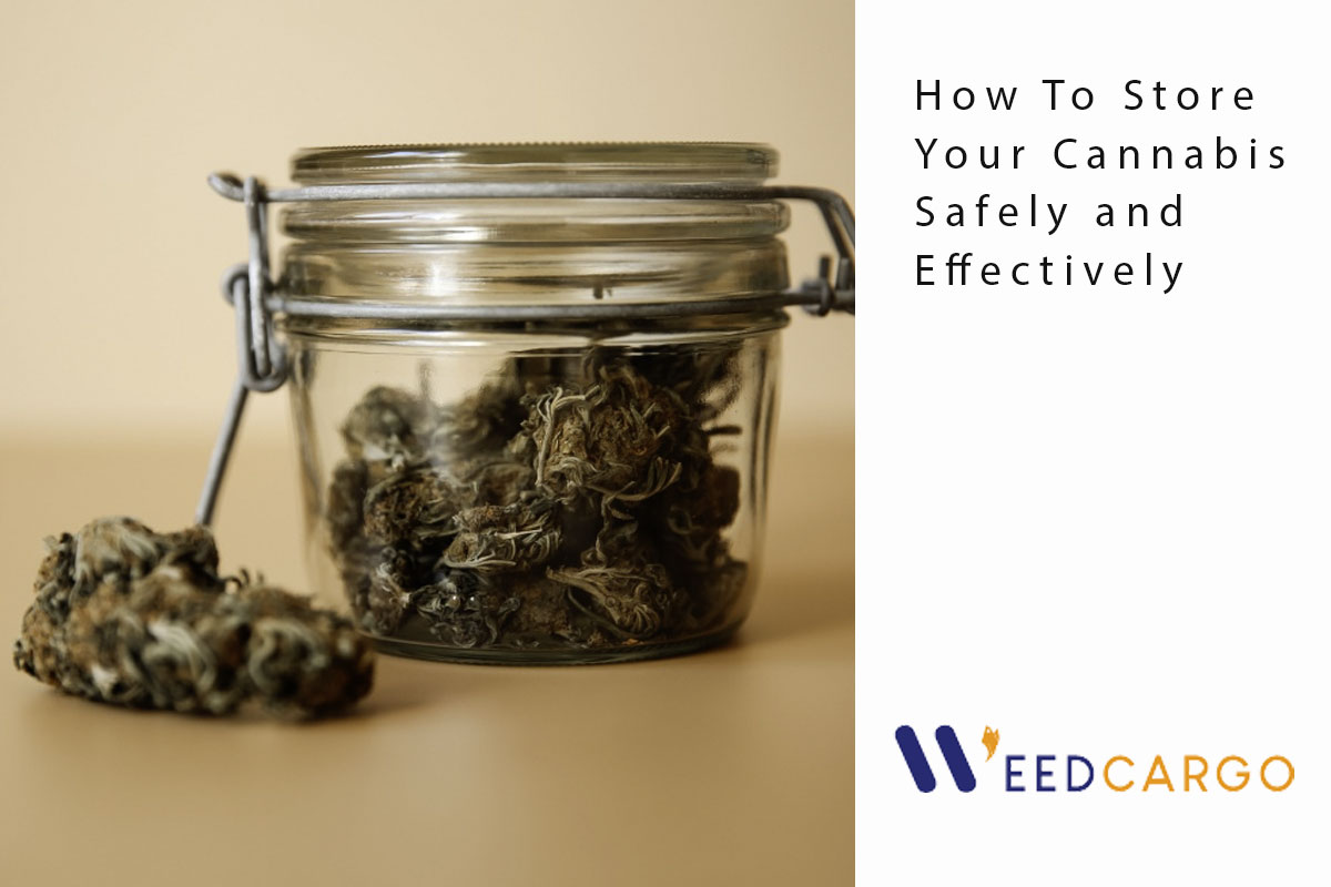 How To Store Your Cannabis Safely And Effectively - Weed Cargo