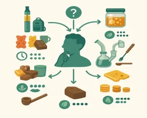 Sample decision guide for cannabis concentrates for beginners