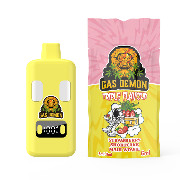 Strawberry Shortcake x Maui Wowie Vape 6000mg By Gas Demon