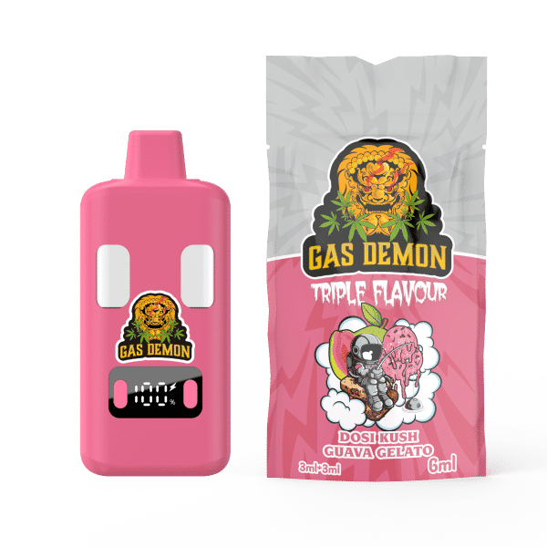 Dosi Kush x Guava Gelato Vape 6000mg By Gas Demon
