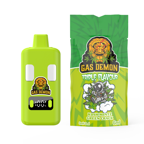 Kush Mintz x Green Crack Vape 6000mg By Gas Demon