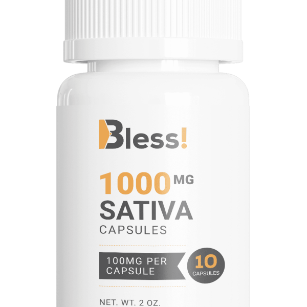 Bless Capsules - Sativa - 1000Mg THC