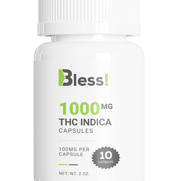 Bless Capsules - Indica - 1000Mg THC