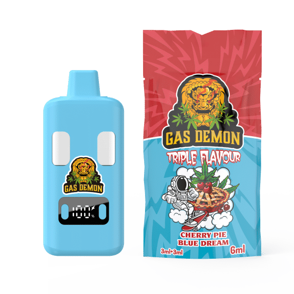 Cherry Pie x Blue Dream Vape 6000mg By Gas Demon