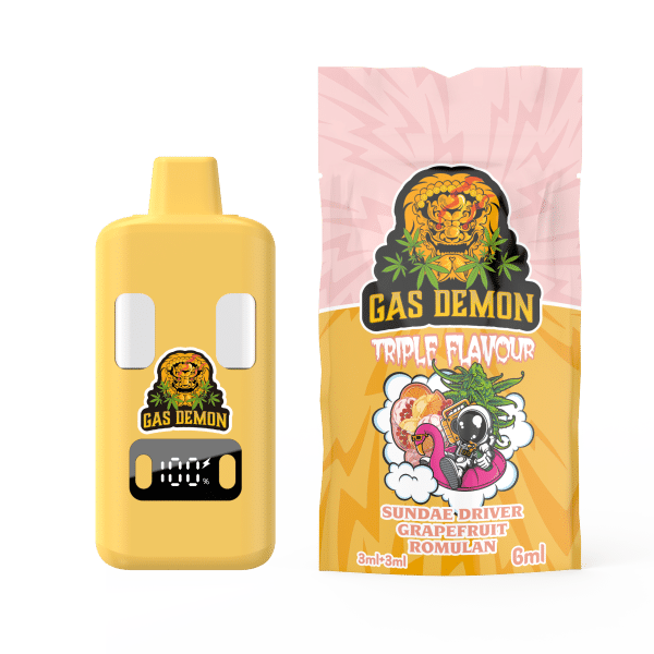 Sundae Driver x Grapefruit Romulan Vape 6000mg By Gas Demon