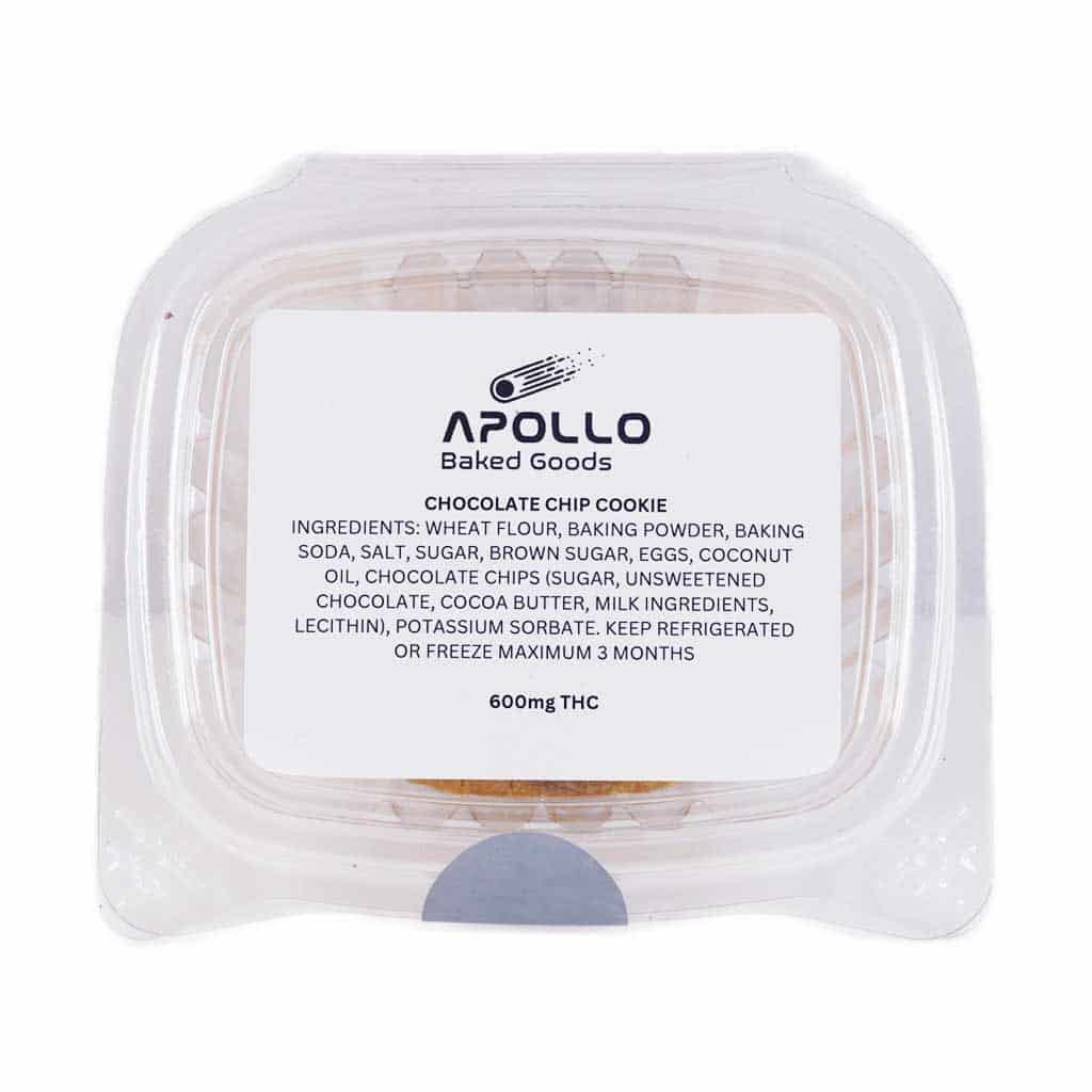 Buy Apollo Baked Goods – Chocolate Chip Cookies – 600mg THC Online ...
