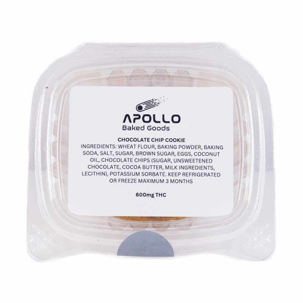 Apollo Baked Goods – Chocolate Chip Cookies – 300mg THC