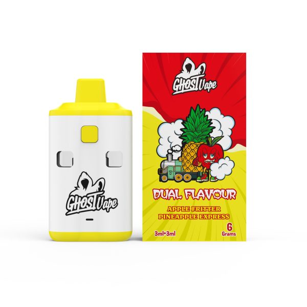 Ghost Vape - Apple Fritter / Pineapple Express - 6000mg (3g/3g) THC VAPE