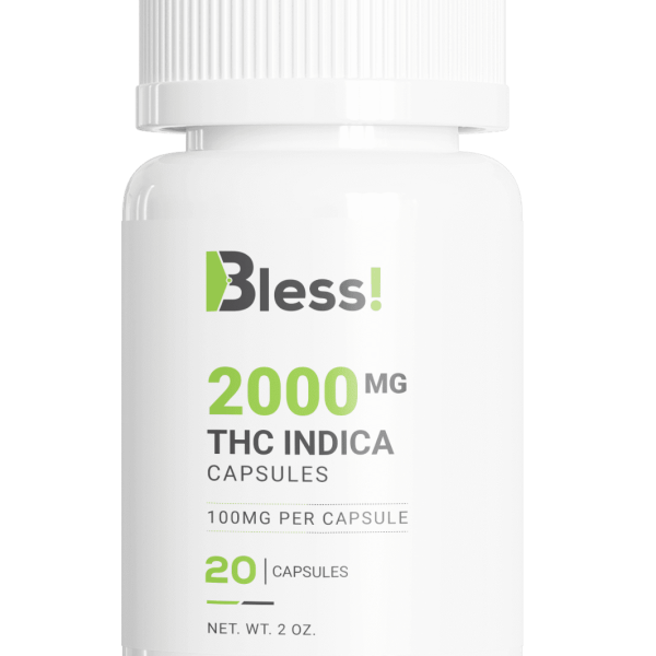 Bless Capsules - Indica - 2000Mg THC