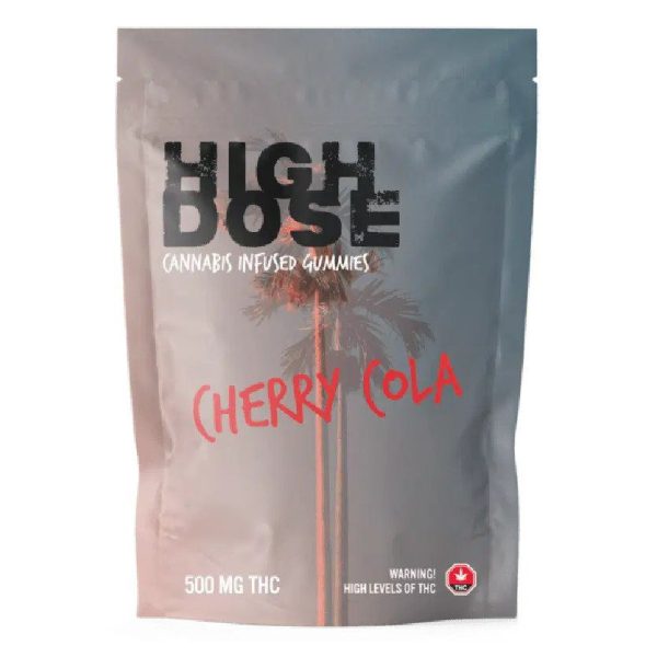 Cherry Cola 500mg THC Gummy by High Dose