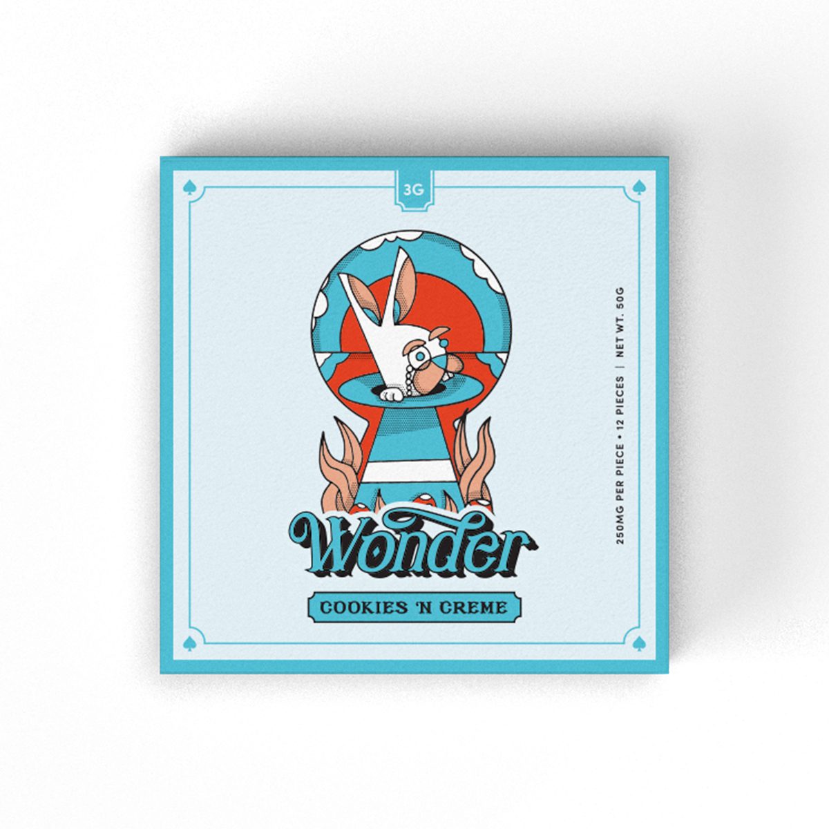 Cookies 'N Creme 3G Psilocybin Chocolate Bar By Wonder