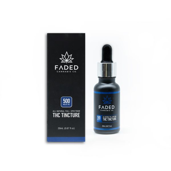 Faded Cannabis Co. THC Tinctures 500mg THC