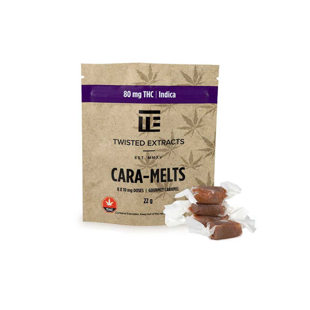 Indica Cara-Melts 80MG THC By Twisted Extracts