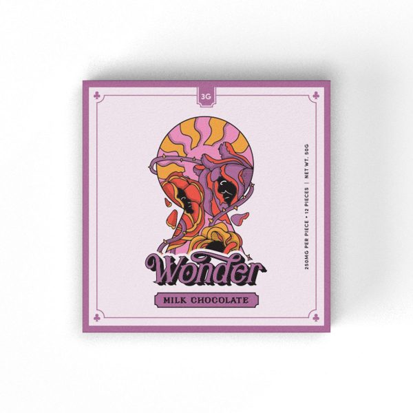 Milk Chocolate 3G Psilocybin Chocolate Bar By Wonder