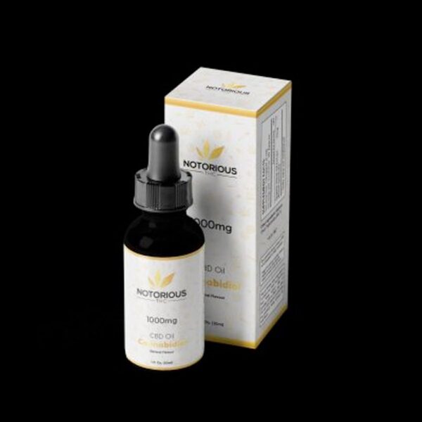 Notorious Tincture – CBD 1000mg
