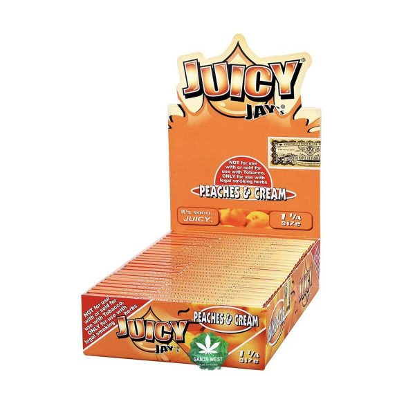Peaches & Cream Rolling Papers By Juicy Jay's