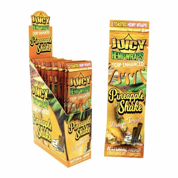 Pineapple Shake Hemp Wraps By Juicy Jay's