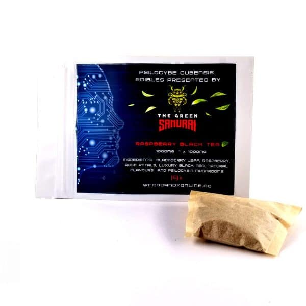 Psilocybe Raspberry Black Tea 1000MG by The Green Samurai