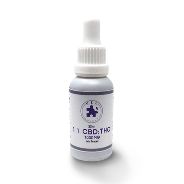 1:1 CBD:THC 1000mg Tincture By Keo Edibles