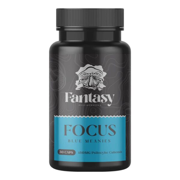 Fantasy Psychedelics – 150mg Capsules – Blue Meanies Focus