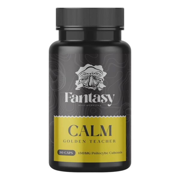 Fantasy Psychedelics – 150mg Capsules – Golden Teacher – Calm