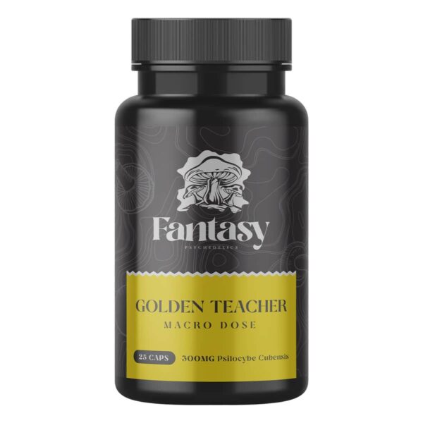 Fantasy Psychedelics – 300mg Capsules – Golden Teacher