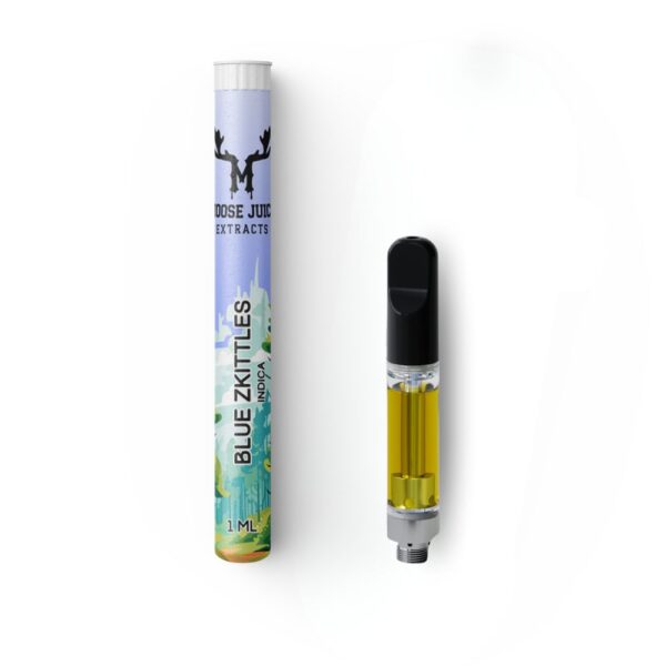 Blue Zkittles – Distillate Cartridge – 1mL – By Moose Juice Extracts