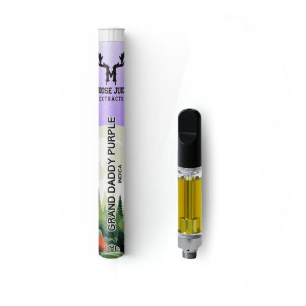 Granddaddy Purple– Distillate Cartridge – 1mL – By Moose Juice Extracts