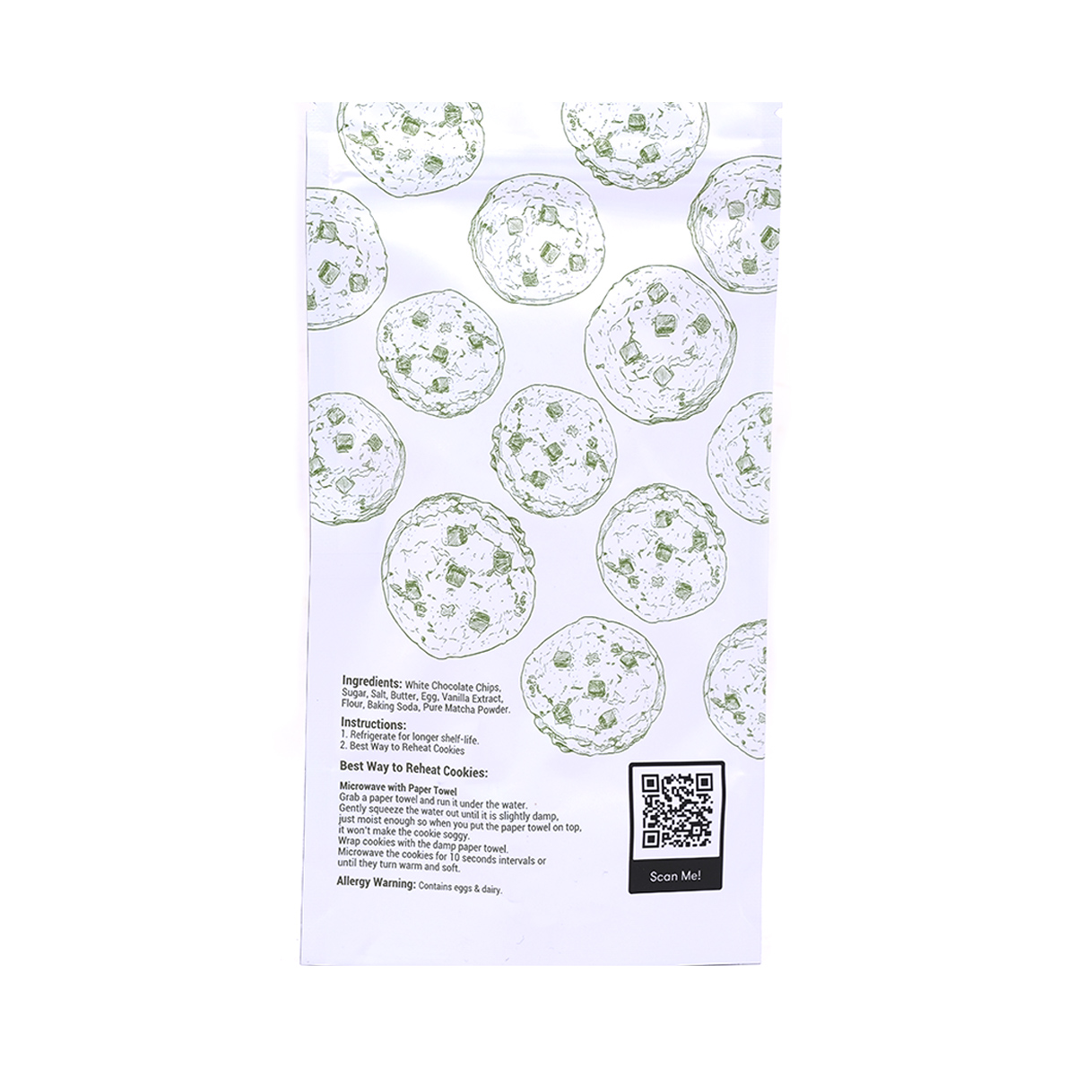 Dreamy Delite Canna Cookies — Brown Butter White Chocolate Matcha — 500MG THC