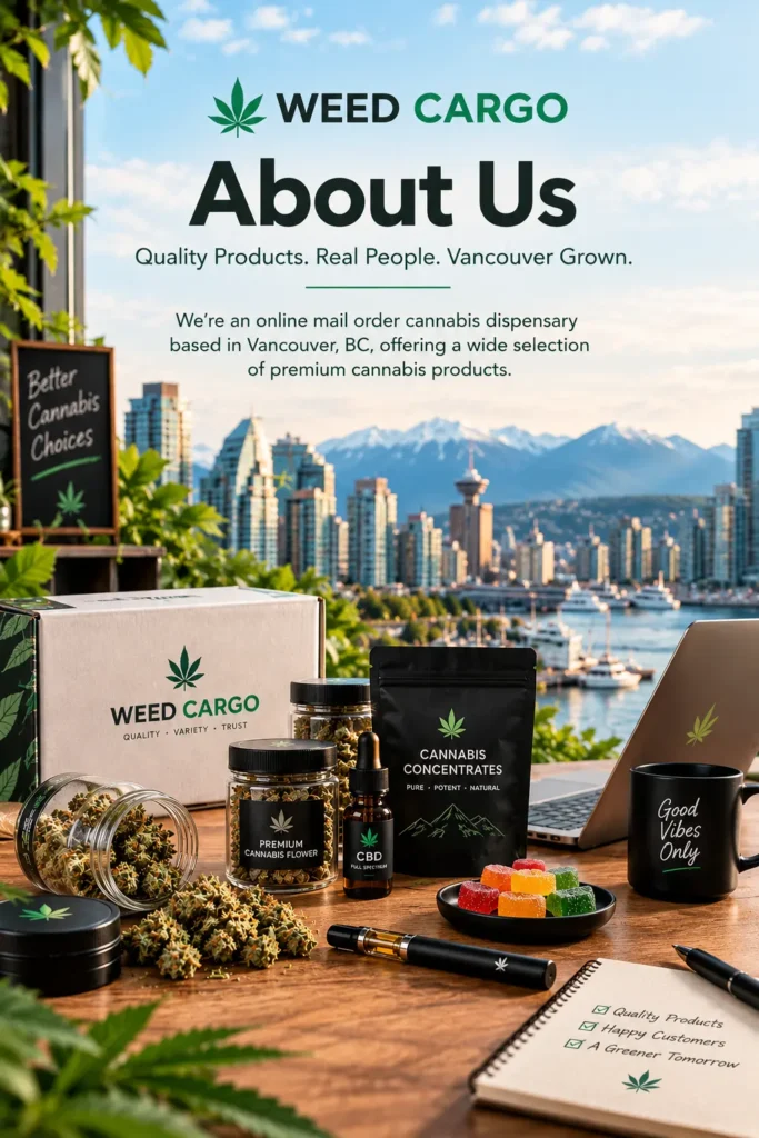 Weed Cargo online cannabis dispensary based in Vancouver, Canada